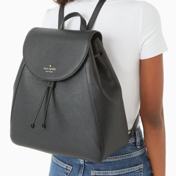 kate spade Handbags - Kate Spade ♠️ Black Pebbled leather backpack
